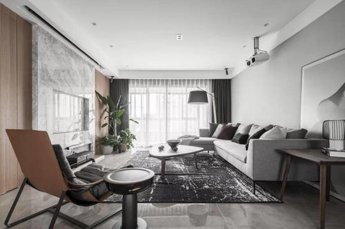 装修案例 137㎡现代简约风,华丽优雅的室内装修设计